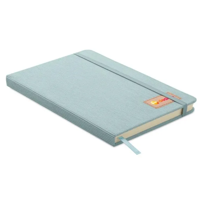 Carnet A5 personnalisable rigide velours RPET - Cordi Note