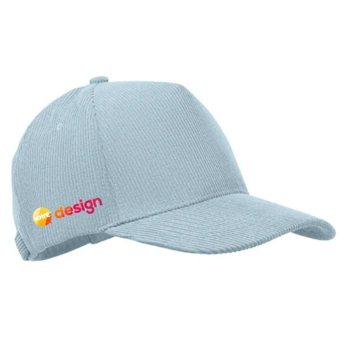 Casquette 5 pans en velours personnalisable-WALE