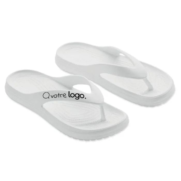 Tongs publicitaires EVA légères taille 44-45 personnalisable - EVASLIP
