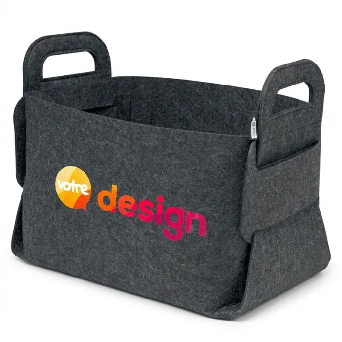 Panier pliable en feutre RPET-FIALAN