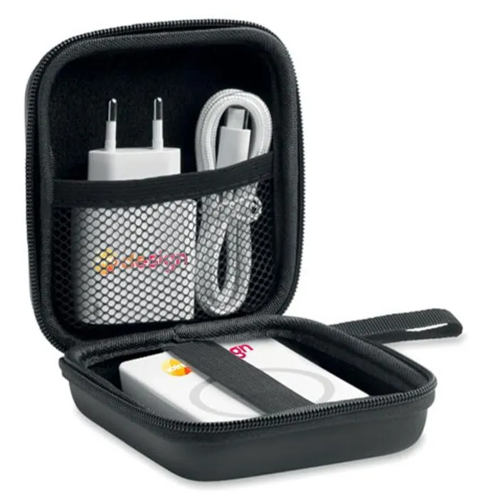 Kit powerbank magnétique 5000 mAh avec chargeur 20 W et accessoires-ATLAS