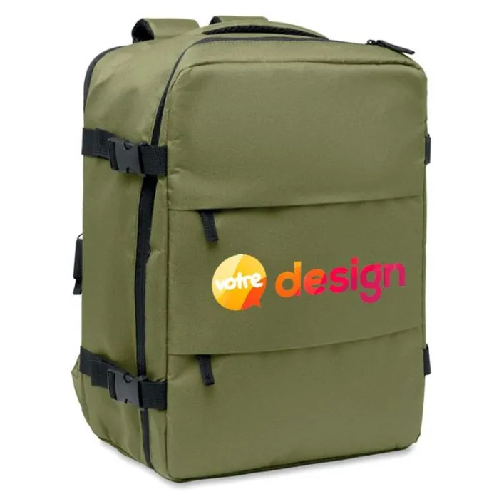 Sac à dos cabine extensible  20L en RPET 600D pour ordinateur 15 pouces-ASPEN