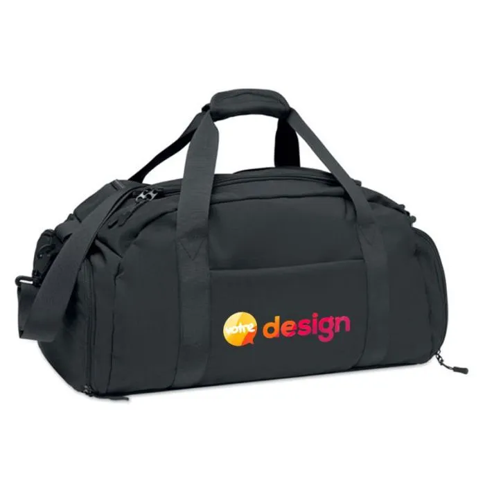 Sac de sport 20 L en nylon avec compartiment à chaussures-ELEVA