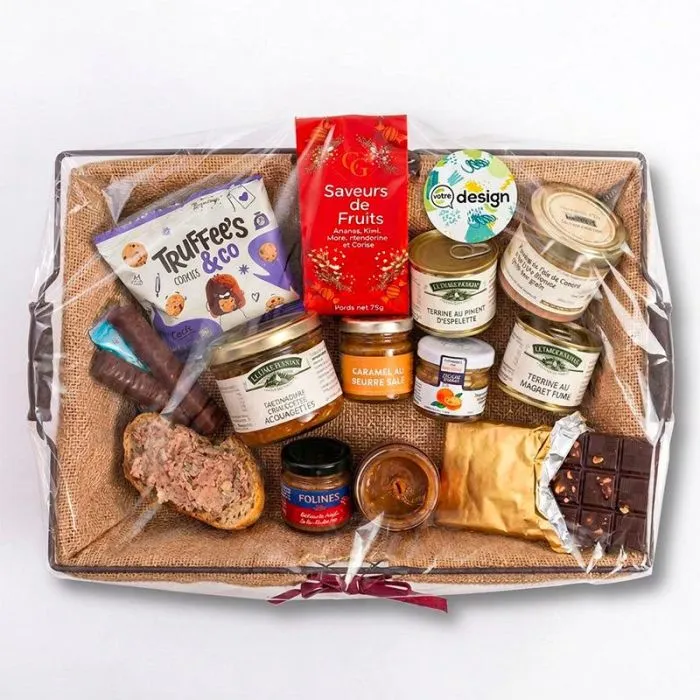 Panier gourmand Auch personnalisable - 13 produits