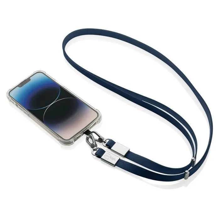 Lanière téléphone universelle PET recyclé réglable personnalisable - NIVO