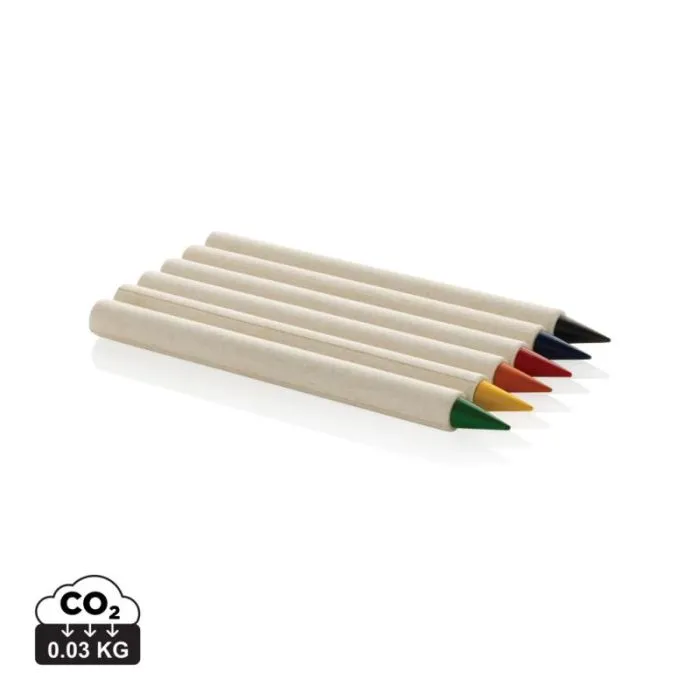 Set 6 crayons Infinity recyclés longue durée Micki