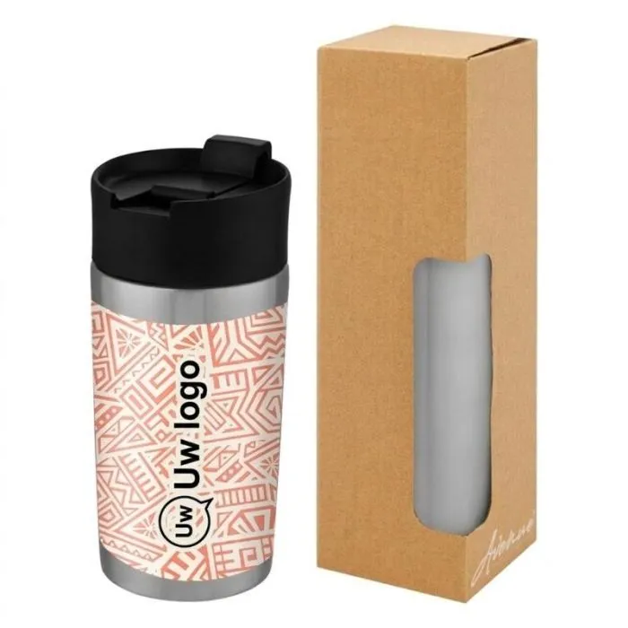 Promotiebeker met vacuümisolatie en koperen laag, Jetta 330 ml