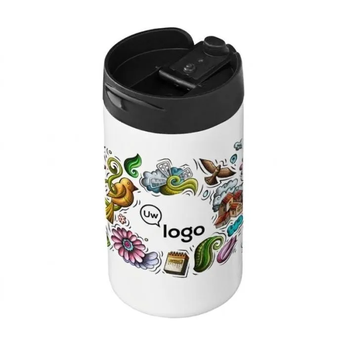 Reclamebeker van 300 ml van roestvrij staal - MOJAVE