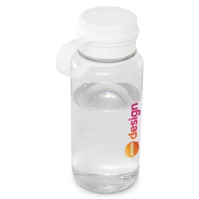 Borraccia sportiva personalizzata in RPET RCS da 900 ml con tappo a tenuta stagna