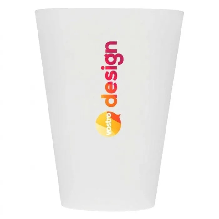 Bicchiere di plastica riutilizzabile personalizzato da 300 ml - Glastonbury