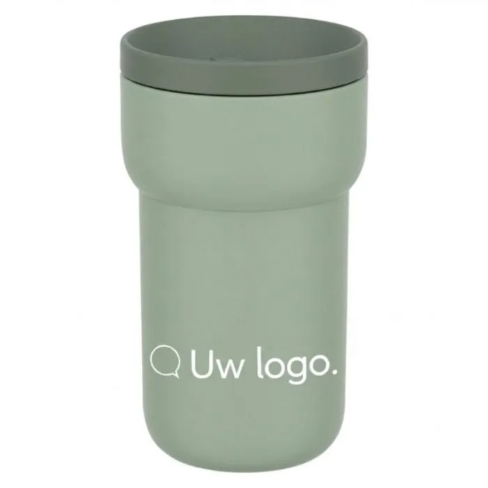 Personaliseerbare reismok van 275 ml, lekvrij, van PP-kunststof en siliconen - Mepal Ellipse