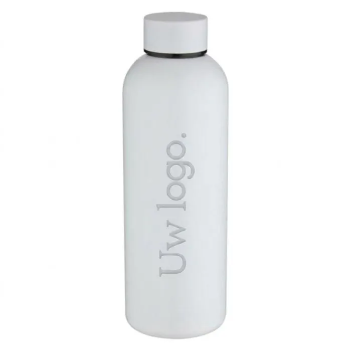 Fles van 750 ml met enkele wand, gemaakt van gerecycled roestvrij staal - SPRING