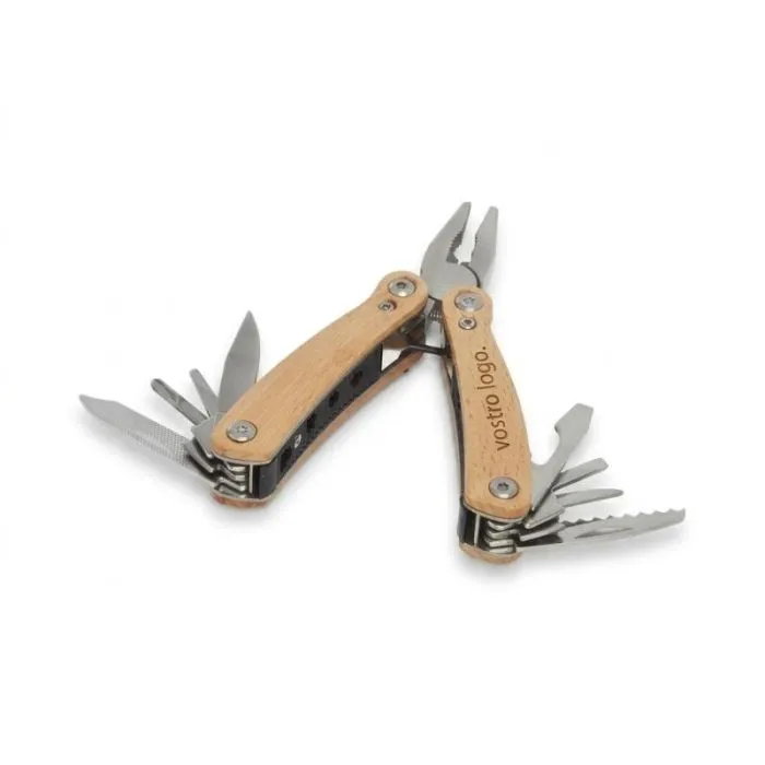 Utensile pubblicitario in legno da 12 funzioni, di medie dimensioni - Anderson