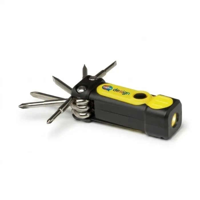 Set di cacciaviti personalizzato 8 in 1 con torcia - OCTO