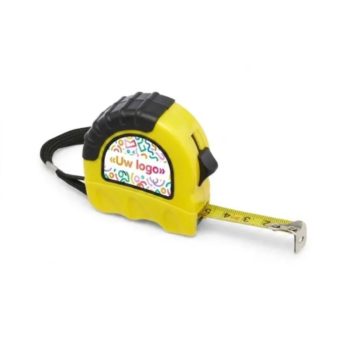 Gepersonaliseerd meetlint van 5 m, gemaakt van gerecycled plastic met RCS-certificaat - Rule