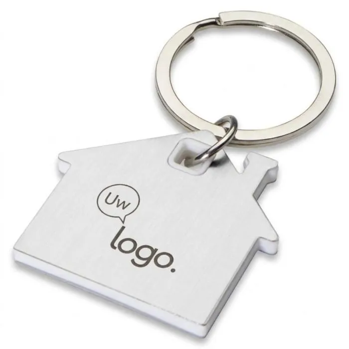 Gepersonaliseerde sleutelhanger van roestvrij staal