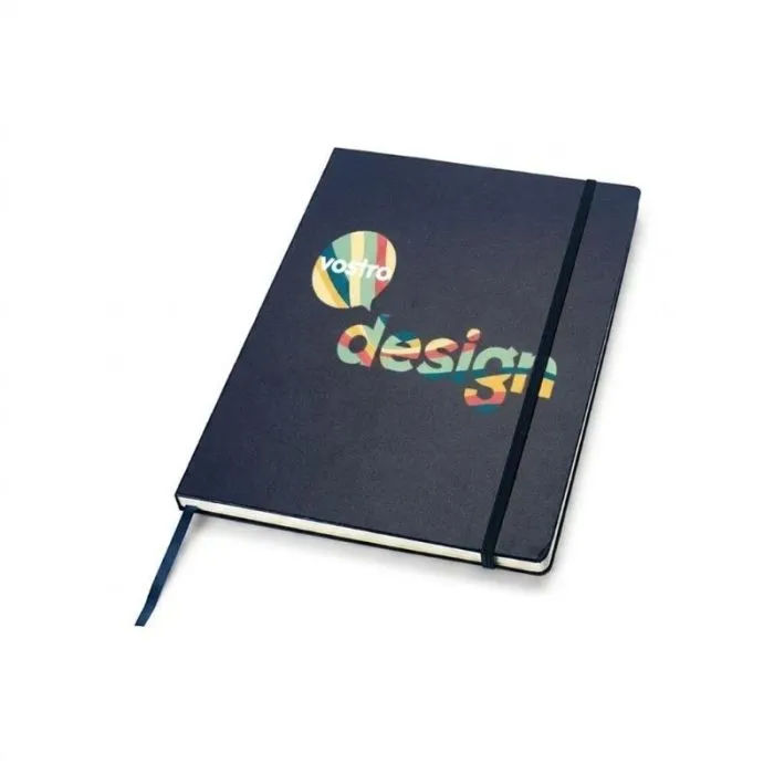 Blocco note promozionale in formato A4 con copertina rigida - Executive