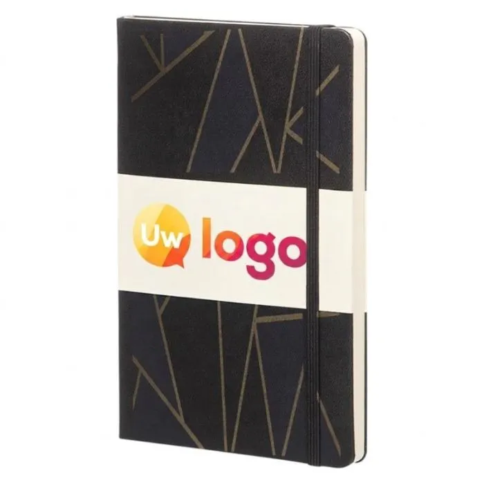 Gepersonaliseerd Moleskine-notitieboekje, groot formaat, 240 pagina’s met stippellijnen