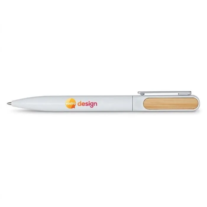Penna a sfera personalizzata in alluminio riciclato con inchiostro blu - Blanca