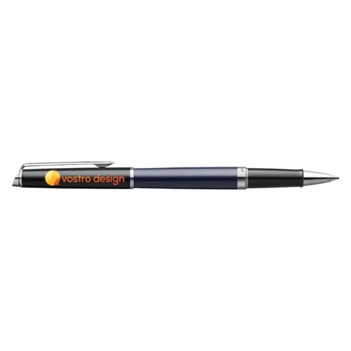 Penna stilografica personalizzata con finitura in palladio e inchiostro nero - Waterman Hemisphere