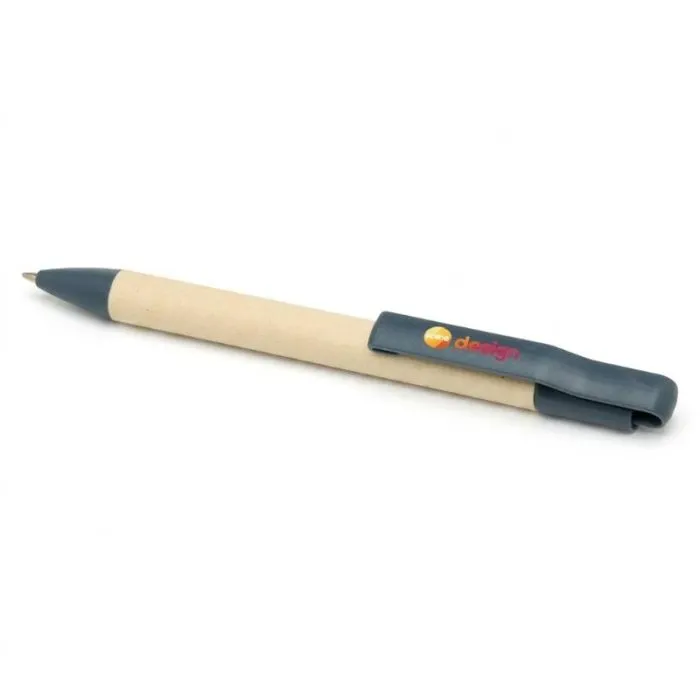 Penna a sfera personalizzata Liliana in carta di canna da zucchero, punta da 1 mm