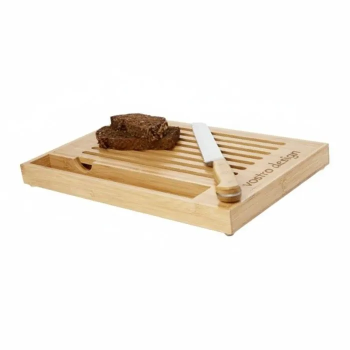 Tagliere pubblicitario in bambù con coltello Pao