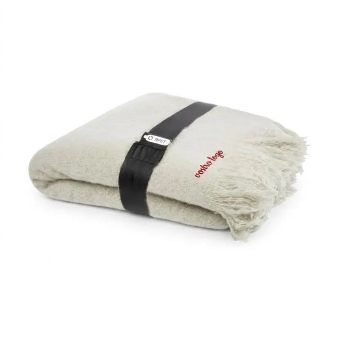 Coperta personalizzata in mohair RPET 215 g/m² - Ivy