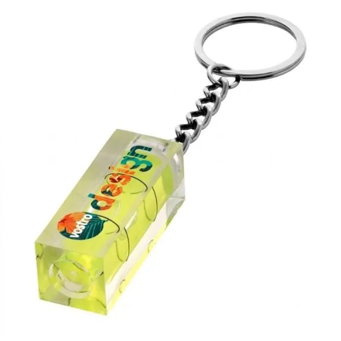 Portachiavi con livella personalizzato - Leveler