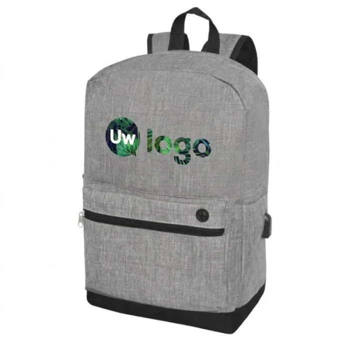 Gepersonaliseerde professionele rugzak voor een 15,6-inch laptop, 16 liter, Hoss