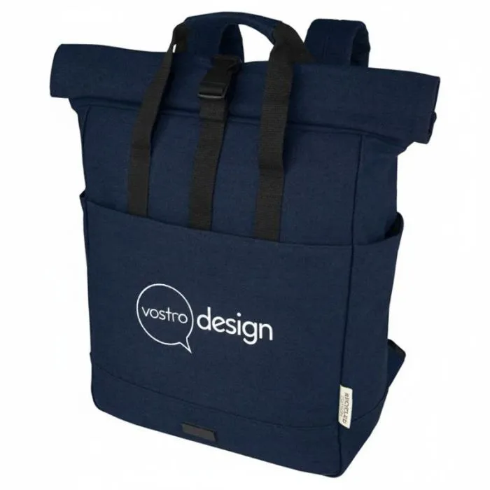 Zaino personalizzato per laptop in tela riciclata - Joey