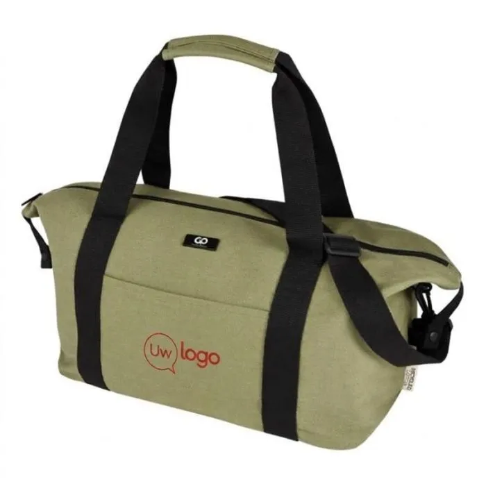 Promotionele sporttas van 25 liter van gerecycled canvas - Joey