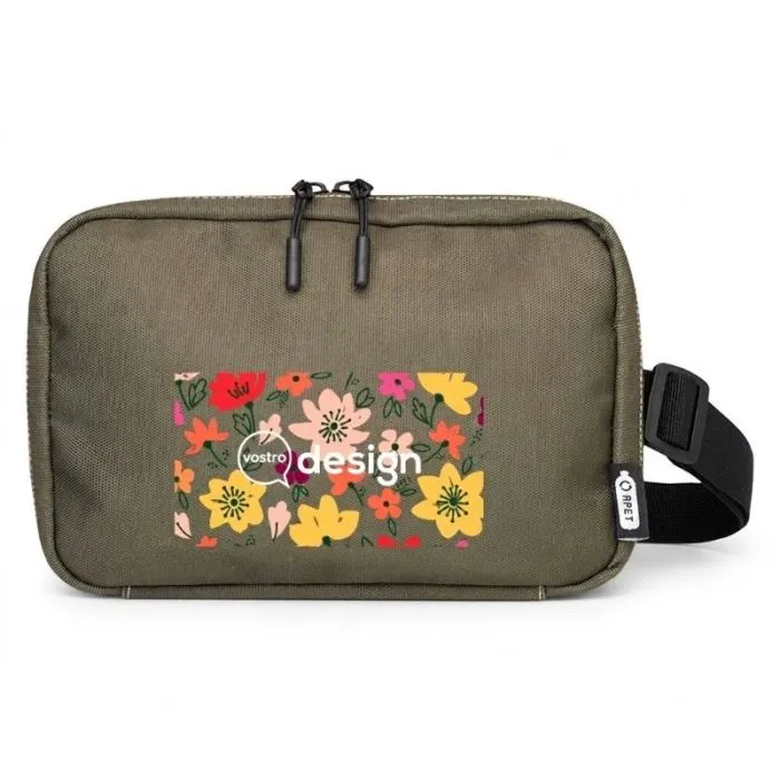 Borsa da bagno modulare personalizzata in poliestere riciclato - Roam