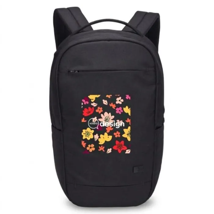 Zaino personalizzato da 14,5 L per laptop da 14" in poliestere riciclato - Case Logic Invigo