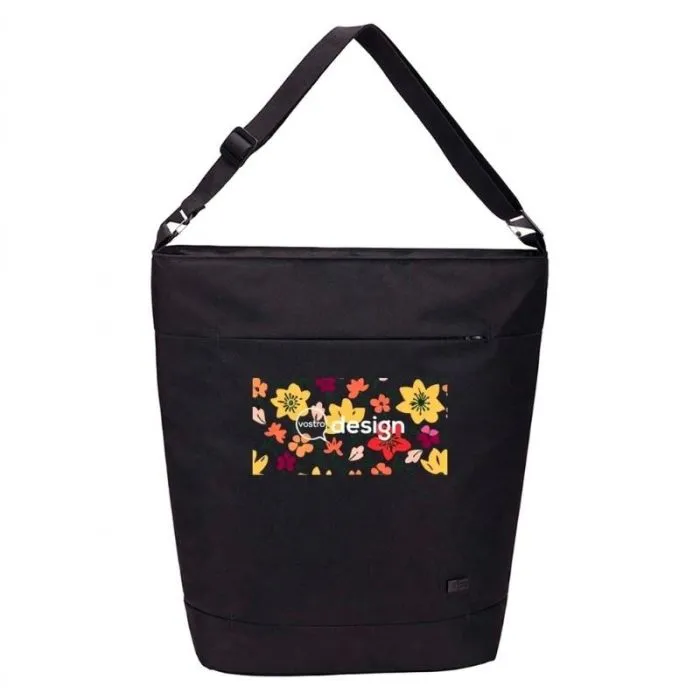 Borsa shopping trasformabile in poliestere riciclato personalizzata - Case Logic Invigo