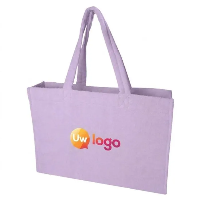 Gepersonaliseerde boodschappentas van badstof, 13 L, hengsels 27 cm