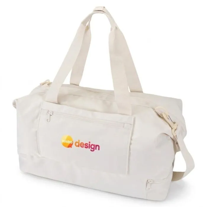 Borsa da viaggio personalizzata Trip Aware™ da 42 litri in poliestere riciclato