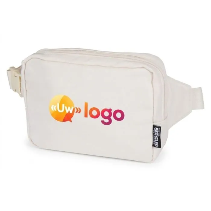 Gepersonaliseerde Trip Aware™-reistas met schouderriem, 1 liter, van gerecycled polyester