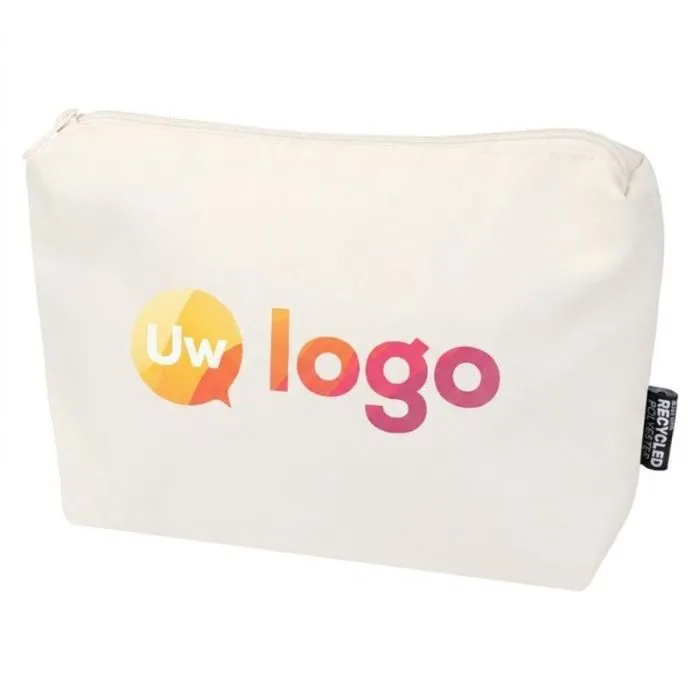 Gepersonaliseerde toilettas van 2 L, gemaakt van gerecycled polyester, Trip Aware™