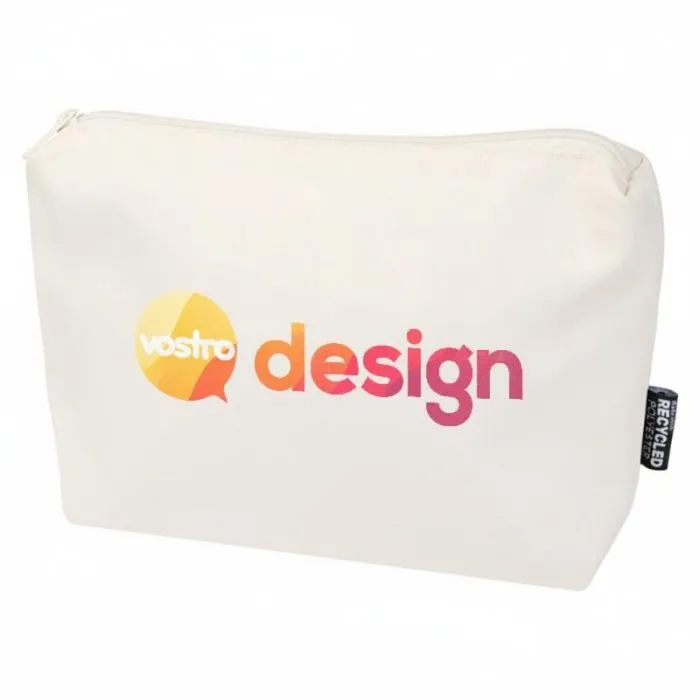 Borsa da toilette personalizzata da 2 L in poliestere riciclato Trip Aware™