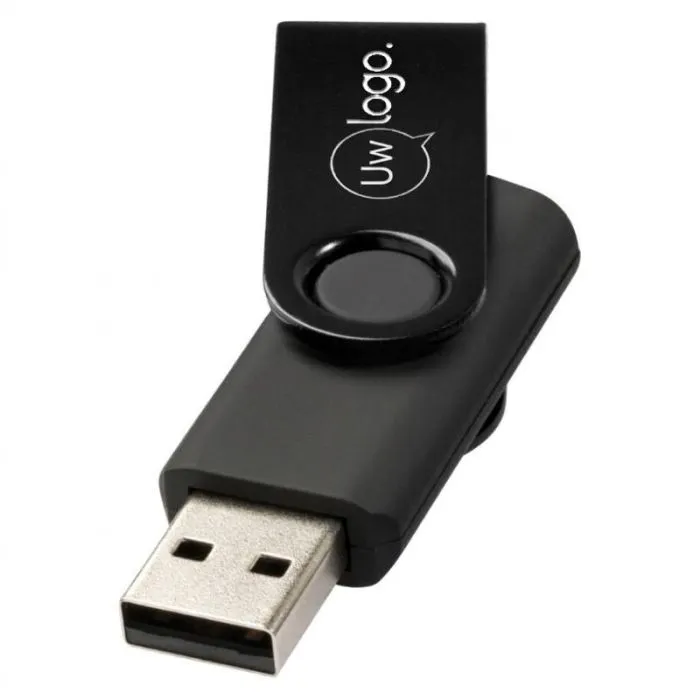 Gepersonaliseerde USB-stick van 4 GB, Rotate-metallic