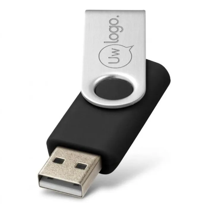 Basic USB-stick met reclame, 32 GB - Rotate