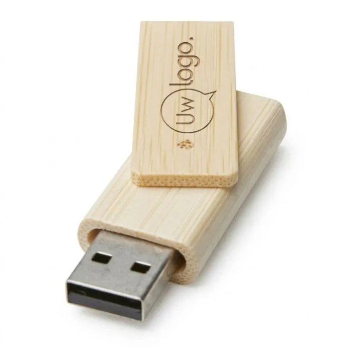 Promotionele USB-stick van 4 GB van bamboe - Rotate