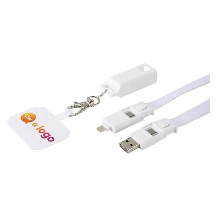 Gepersonaliseerde polsband voor smartphone met 5-in-1-kabel van 65 W
