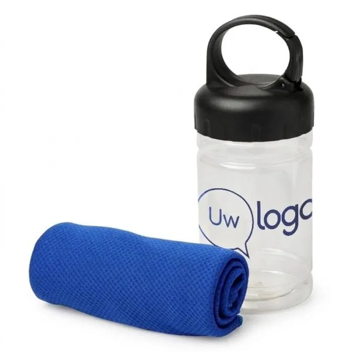 Handdoek met gepersonaliseerde PET-hoes - Remy