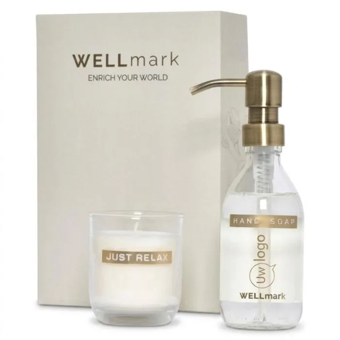Wellmark Discovery-set met zeep en kaars, naar eigen wens samen te stellen