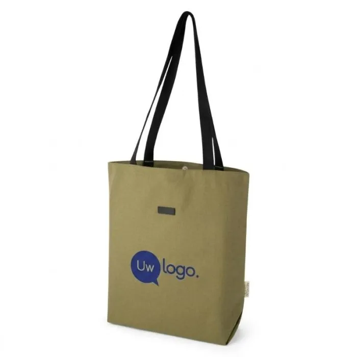 Gepersonaliseerde Joey-boodschappentas 14 L van GRS-gerecycled canvas