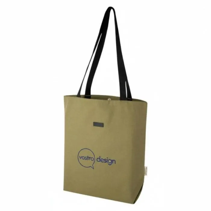 Borsa shopping Joey da 14 L in tela riciclata certificata GRS, personalizzata