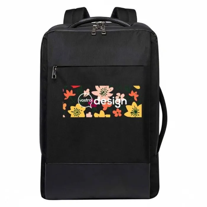 Zaino espandibile da 35 L in poliestere riciclato per laptop da 17", personalizzato - Spedizione Pro