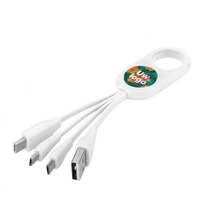 Op maat gemaakte USB-kabel met meerdere poorten, type C, 4-in-1 - Troup