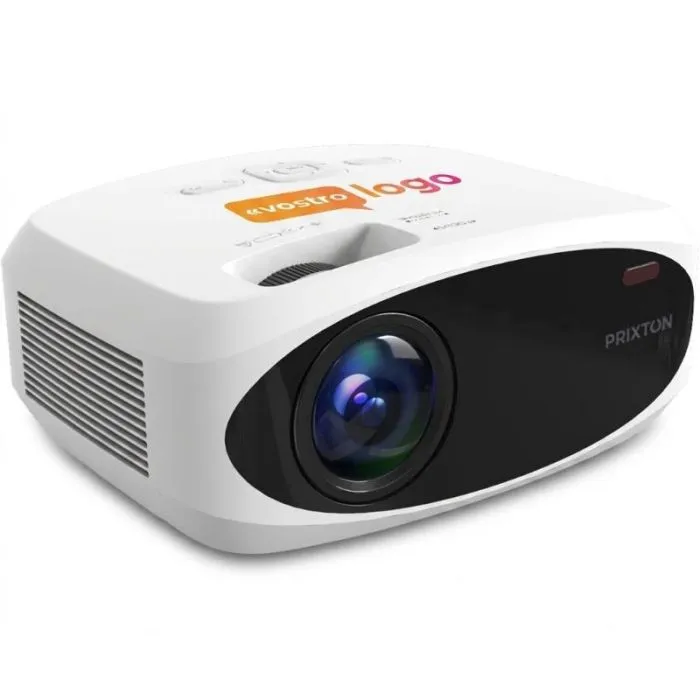 Proiettore Full HD con HDMI e Bluetooth e schermo in tessuto da 100 pollici